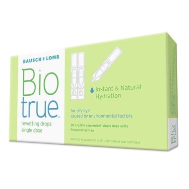 Biotrue Drops Monodosis (30 Unidades x 0.5 ml) Bausch+Lomb Gotas Humectantes